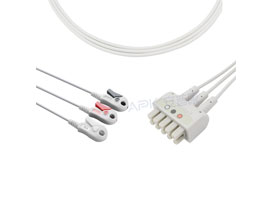 A3157-EL1GE Marquette Compatible VS type 3-lead wires Cable Clip, AHA
