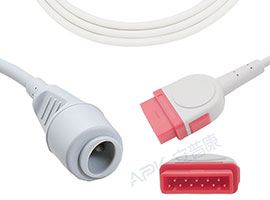 A0705-BC05 GE Healthcare Compatible ​IBP Adapter Cable  with Edward/Baxter Connector