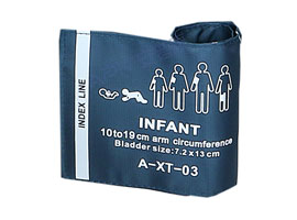 Infant bladder cuff, Single Hose(Bladder 7.2x13cm, Limb cir=10~19cm)