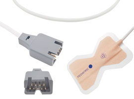 A1315-SP03M Masimo Compatible Pediatric SpO2 Sensor with 50cm LNCS Male Connector