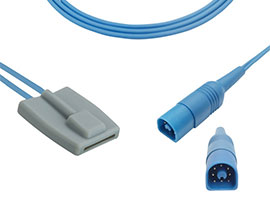 A0816-SP106PU Philips Compatible Pediatric Soft SpO2 Sensor with 245cm Cable 8pin