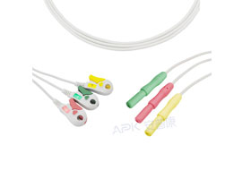 A3139-EL0 Mindray > Datascope Compatible Din Type 3-lead wires Clip, IEC