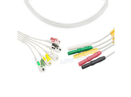 A5139-EL0 Mindray > Datascope Compatible Din Type 5-lead wires Clip, IEC
