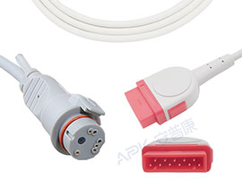 A0705-BC02 GE Healthcare Compatible  ​IBP Adapter Cable with BD Connector