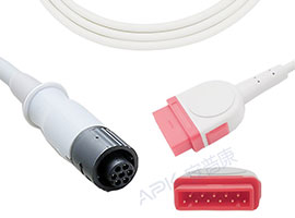 A0705-BC07 GE Healthcare Compatible IBP Adapter Cable with Medex Logical Connector