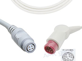 A0816-BC04 Philips Compatible IBP Adapter Cable with Philips/B. Braun Connector
