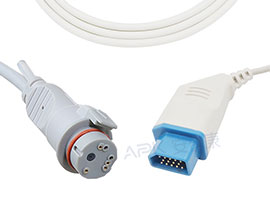 A1411-BC02 Nihon Kohden Compatible IBP Adapter Cable with BD Connector