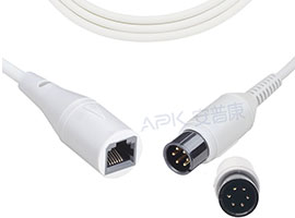 A1318-BC09 Mindray Compatible IBP Cable 6pin, with Abbott/Medix Connector