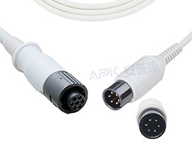 A1902-BC01-01 Spacelabs Compatible IBP Adapter Cable 6pin, with Medex Logical Connector