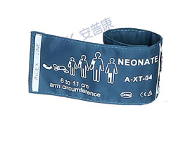 Neonatal bladder cuff, Single Hose(Bladder 4x9cm, Limb cir=6~11cm)