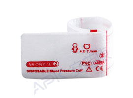 Disposable Neonatal Cuff, Single Hose(Limb cir=4.2~7.1cm)