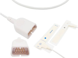 A1411-SN01 Nihon Kohden Compatible Neonatal Disposable SpO2 Sensor with 90cm Cable DB9(9pin)