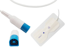 A0816-SA01 Philips Compatible Adult Disposable SpO2 Sensor with 50cm Cable 8pin