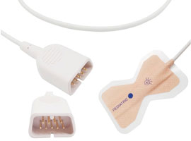A1411-SP03 Nihon Kohden Compatible Pediatric Disposable SpO2 Sensor with 50cm Cable DB9(9pin)