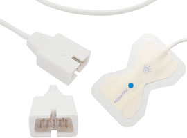 A1418-SP01M Nellcor Compatible Pediatric Disposable SpO2 Sensor with 50cm Cable OxiMax DB9(9pin)