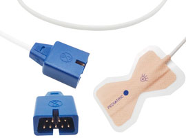 A1418-SP03M Nellcor Compatible Pediatric Disposable SpO2 Sensor with 50cm Cable OxiMax DB9(9pin)