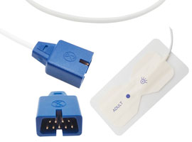 A1418-SA01M Nellcor Compatible Adult Disposable SpO2 Sensor with 50cm Cable OxiMax DB9(9pin)