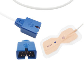 A1418-SA03M Nellcor Compatible Adult Disposable SpO2 Sensor with 50cm Cable OxiMax DB9(9pin)