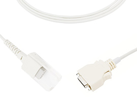 A1418-C04 Covidien > Nellcor Compatible SpO2 Adapter Cable with 240cm Cable M3(14pin)-DB9