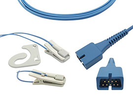 A1418-SR203MU Covidien > Nellcor Compatible OxiMax Ear-clip SpO2 Sensor with 90cm Cable DB9(9pin)