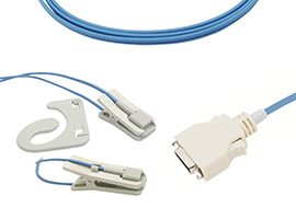 A1418-SR114PMU Covidien > Nellcor Compatible Ear-clip SpO2 Sensor with 300cm Cable 14-pin