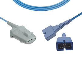 A1418-SA203MU Dark Blue Covidien > Nellcor Compatible OxiMax Adult Soft SpO2 Sensor with 90cm Cable
