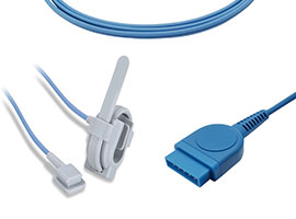 A0705-SW104PU GE Healthcare > Marquette Compatible Wrapping SpO2 Sensor with 300cm Cable 11pin