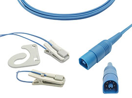 Philips Compatible Ear-clip SpO2 Sensor with 245cm Cable 8pin