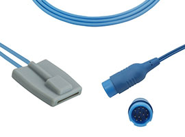A0816-SP105PU Philips Compatible  Pediatric Soft SpO2 Sensor with 300cm Cable Round 12pin