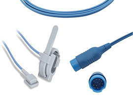 A0816-SW105PU Philips Compatible Wrapping SpO2 Sensor with 300cm Cable Round 12pin