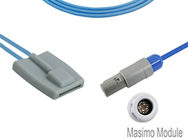 A1315-SP129PU Mindray Compatible Pediatric Soft SpO2 Sensor with 260cm Cable 6-pin