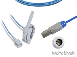 A1315-SW129PU Mindray Compatible Wrapping SpO2 Sensor with 260cm Cable 6-pin
