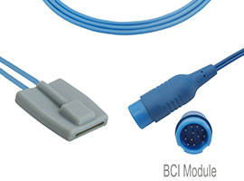 A1318-SP105PU Mindray Compatible Pediatric Soft SpO2 Sensor with 300cm Cable Round 12-pin