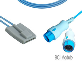 A1318-SP140PU Mindray Compatible Pediatric Soft SpO2 Sensor with 300cm Cable Round 7-pin