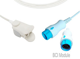 A1318-SP140PV Mindray Compatible Pediatric Finger Clip Sensor with 300cm Cable Round 7-pin