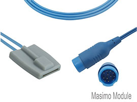 A1315-SP105PU Mindray Compatible Pediatric Soft SpO2 Sensor with 300cm Cable Round 12-pin