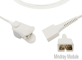 A1318-SP203PV Mindray Compatible Pediatric Finger Clip SpO2 Sensor with 90cm Cable DB9(7pin)