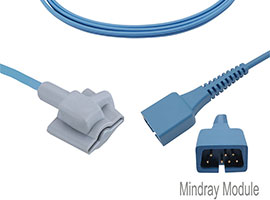A1318-SI203PU Mindray Compatible Infant Soft SpO2 SpO2 Sensor with 90cm Cable DB9(7pin)