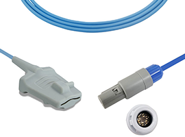 A1315-SA129PU Mindray Compatible Adult Soft Tip Sensor with 260cm Cable 6-pin