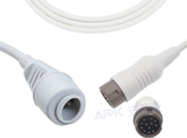 A1318-BC05 Mindray Compatible IBP Cable 12pin, with Edward/Baxter Connector